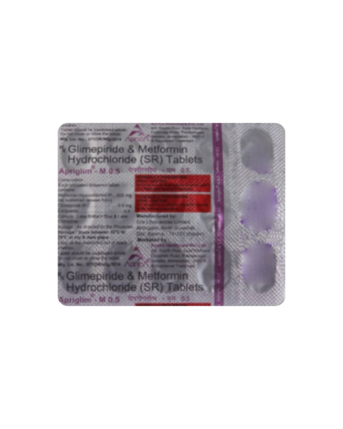 APRIGLIM M 0.5MG TAB