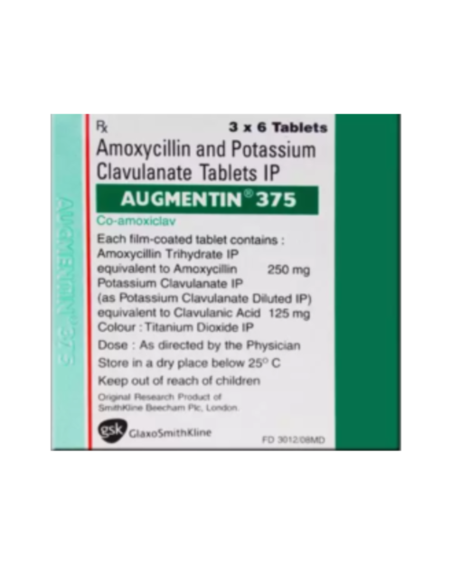 AUGMENTIN 375MG TABS
