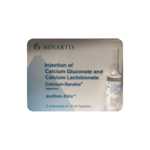 CALCIUM SANDOZ 10% INJ.