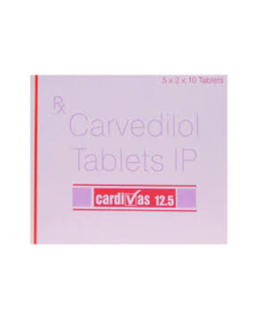 CARDIVAS 12.5MG TABS