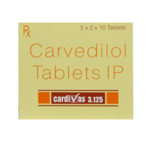 CARDIVAS 3.125MG TABS