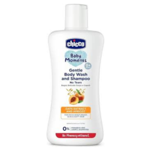 CHICCO BODY WASH & SHAMPOO 200ML