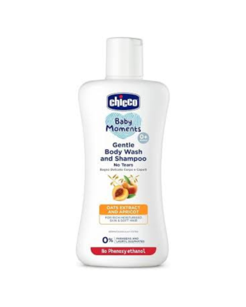 CHICCO BODY WASH & SHAMPOO 200ML