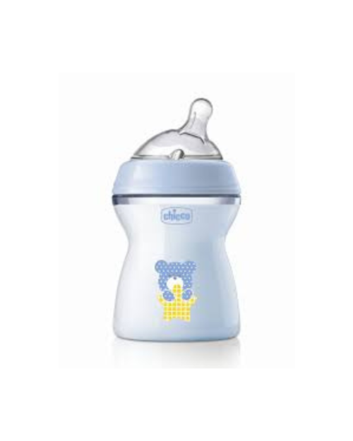 CHICCO FEEDING BOTTLE 4M+ BLUE