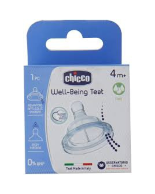 CHICCO TEAT WELLBEING 4M+