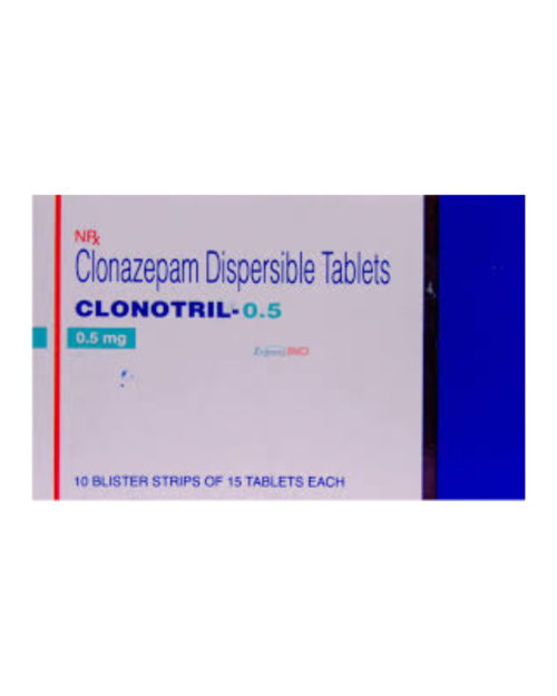 CLONOTRIL 0.5MG TABS 15S
