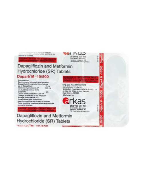 DAPARK M 10/500MG TAB
