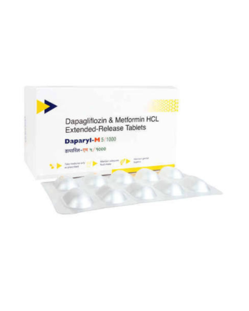 DAPARYL M 5/1000 MG TAB