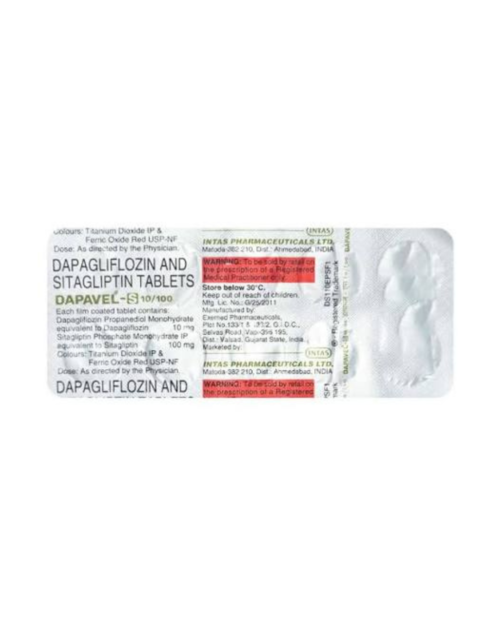 DAPAVEL S 10100 MG TAB