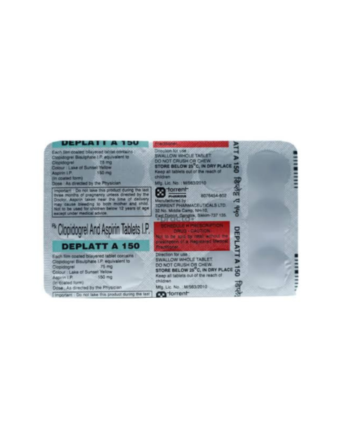 DEPLATT A 150MG TAB 10S