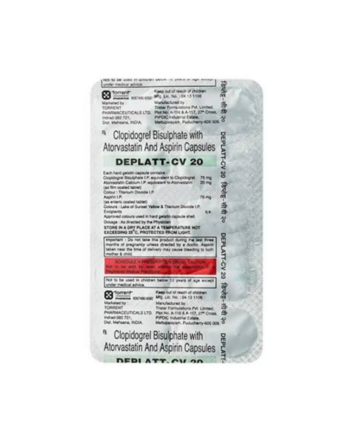 DEPLATT CV 20MG TAB 10S
