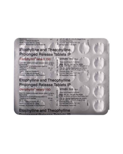DERIPHYLLIN RET 150 TABS