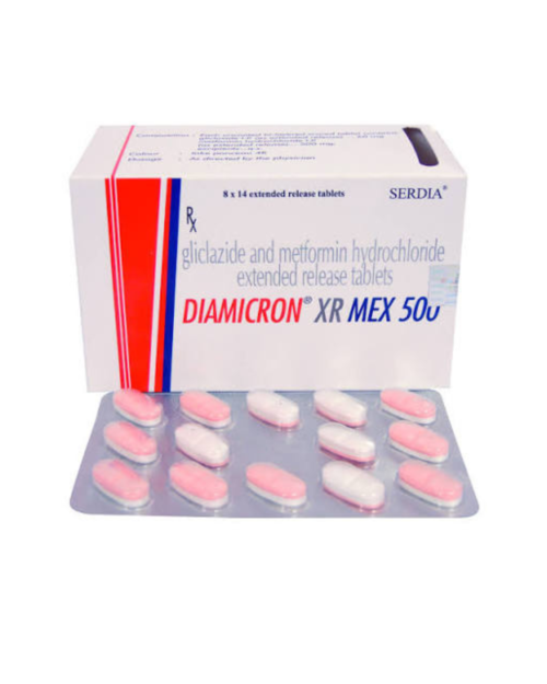 DIAMICRON XR MEX500MG TAB