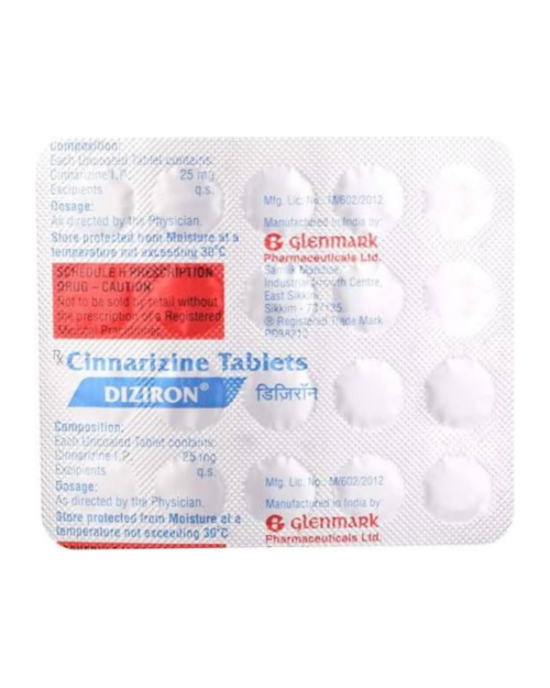 DIZIRON 25MG TABS