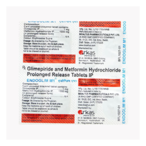 ENDOGLIM M1 500MG TAB