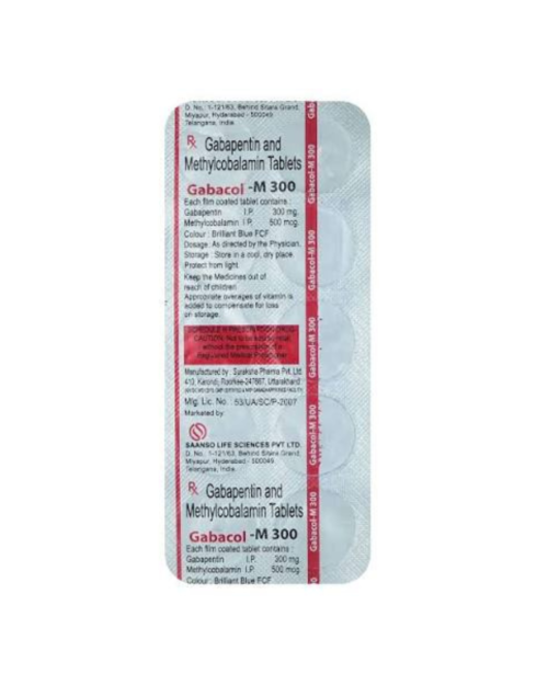GABACOL M 300 TABS