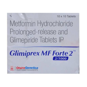 GLIMIPREX 2 MF FORTE TAB 2/1000