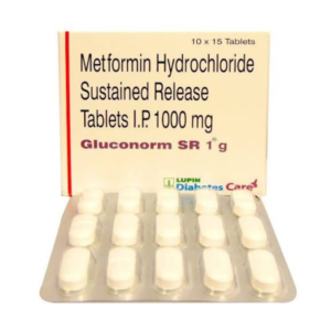 GLUCONORM SR 1GM TAB 15S