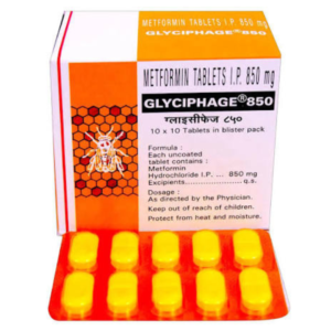 GLYCIPHAGE 850 TABS