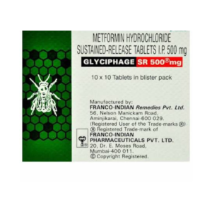 GLYCIPHAGE SR 500MG TAB