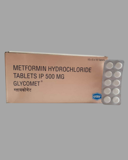 GLYCOMET 500MG TAB 10S