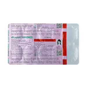 LUPISIT-DM-10/500MG TAB