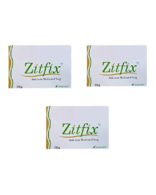 Zit fix Soap, Anti-acne Soap - 75 gm, Pack Of 3